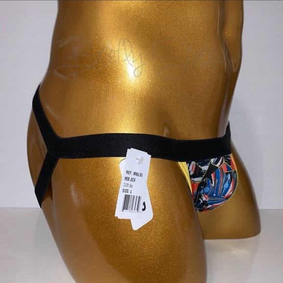 MOB Eroticwear Deco Printed Jockstrap - Picture 2 of 6